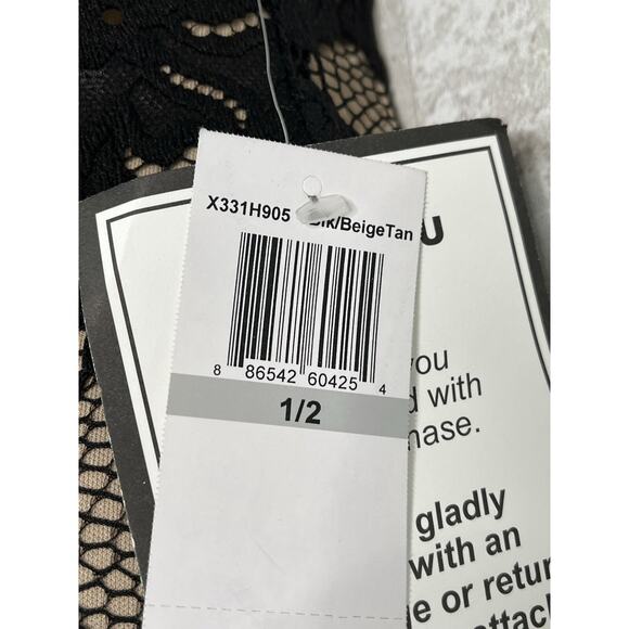 NWT B Darlin Macy’s Black Lace Bodycon Mini Dress - Picture 6 of 12
